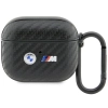 Etui BMW Carbon Double Metal Logo na AirPods 3 gen - czarne