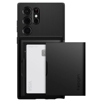 Etui Spigen Slim Armor CS na Samsung Galaxy S22 Ultra - czarne