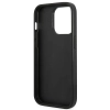 Etui Guess 4G Metal Gold Logo na iPhone 14 Pro - szare
