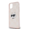 Etui Karl Lagerfeld IML Choupette Head & Monogram na iPhone 11 / Xr - różowe