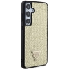 Etui Guess Rhinestone Triangle na Samsung Galaxy S24 - złote