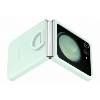Etui silikonowe z uchwytem do Samsung Galaxy Z Flip 5 - miętowe