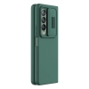 Nillkin CamShield Silky Silicone Case etui Samsung Galaxy Z Fold 4 silikonowy pokrowiec z osłoną na aparat zielone