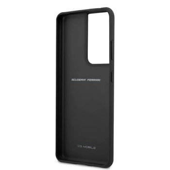 Etui Ferrari Off Track Quilted na Samsung Galaxy S21 Ultra - czarne