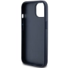 Etui Guess 4G Triangle Metal Logo na iPhone 15 Plus / 14 Plus - niebieskie