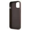 Etui Guess 4G Stripe Collection na iPhone 13 mini - brązowe