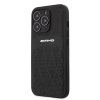 Etui AMG Leather Curved Lines na iPhone 13 Pro Max - czarne