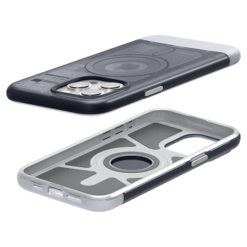 Etui Spigen Classic C1 Mag z MagSafe na iPhone 15 Pro - grafitowe