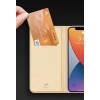 DUX DUCIS Skin Pro kabura etui pokrowiec z klapką iPhone 12 Pro / iPhone 12 czarny
