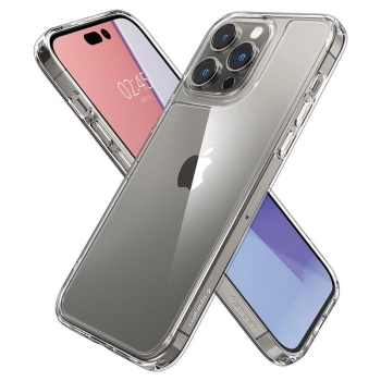 Etui Spigen Quartz Hybrid na iPhone 14 Pro Max - przezroczyste