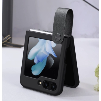 Etui z zawieszką i podstawką Nillkin Flex Flip do Samsung Galaxy Z Flip 5 - czarne