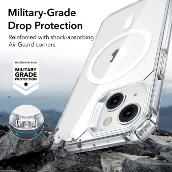 Etui ESR Air Armor Halolock MagSafe na iPhone 14 Pro - przezroczyste