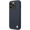 Etui BMW Silicone Metal Logo na iPhone 14 Pro Max - granatowe