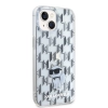 Etui Karl Lagerfeld Monogram Choupette na iPhone 15 - przezroczyste