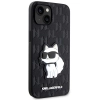 Etui Karl Lagerfeld Saffiano Monogram Choupette na iPhone 14 - czarne
