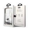 Etui Karl Lagerfeld Liquid Glitter Choupette na iPhone 14 Pro Max - przezroczyste