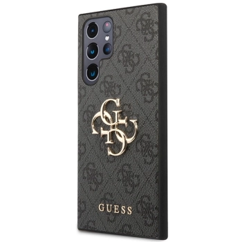 Etui Guess 4G Big Metal Logo na Samsung Galaxy S24 Ultra - czarne