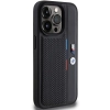 Etui BMW Perforated Tricolor Line na iPhone 15 Pro Max - czarne