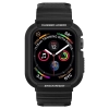 Etui z paskiem Spigen Rugged Armor Pro na Apple Watch 4 / 5 / 6 / 7 / 8 / SE (44/45 mm) - czarne