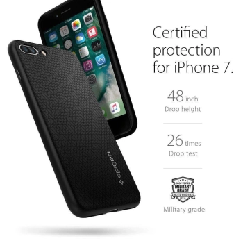 Etui Spigen Liquid Air na iPhone 7 / 8 Plus - czarne