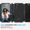 Etui Spigen Ultra Hybrid na Samsung Galaxy S22 - czarny mat
