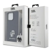 Etui Karl Lagerfeld Crossbody Saffiano Metal Pin Karl&Choupette na iPhone 15 Pro Max - czarne