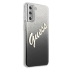 Etui Guess Glitter Gradient Script na Samsung Galaxy S21+ - czarne