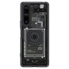 Etui Spigen Ultra Hybrid na Sony Xperia 1 V - ciemnoszare (wzór Zero One)