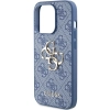 Etui Guess 4G Big Metal Logo na iPhone 15 Pro - niebieskie