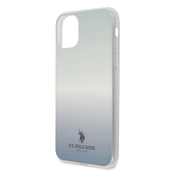 Etui U.S. Polo Assn. Gradient Pattern Collection na iPhone 11 Pro - niebieskie