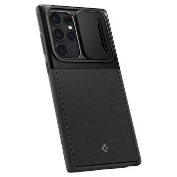 Etui Spigen Optik Armor na Samsung Galaxy S22 Ultra - czarne