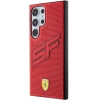Etui Ferrari Big SF Perforated na Samsung Galaxy S24 Ultra - czerwone