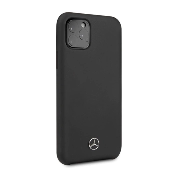 Etui Mercedes Silicone Line na iPhone 11 Pro hardcase - czarne