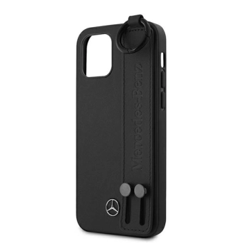 Etui Mercedes Strap Line na iPhone 12 mini - czarne