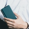 Skórzane etui z klapką i osłoną aparatu do Samsung Galaxy Z Fold 5 Nillkin Qin Leather Pro - zielone