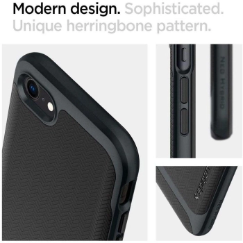Etui Spigen Neo Hybrid na iPhone 7 / 8 / SE 2020 / 2022 - czarny metal