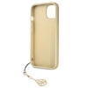 Etui Guess 4G Charms Collection na iPhone 13 - brązowe