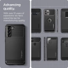 Etui Spigen Rugged Armor na Samsung Galaxy S21 FE - czarny mat