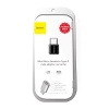 Adapter Baseus Mini przejściówka z micro USB na USB-C - czarny