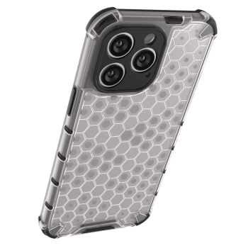 Honeycomb etui iPhone 14 Pro pancerny hybrydowy pokrowiec niebieskie