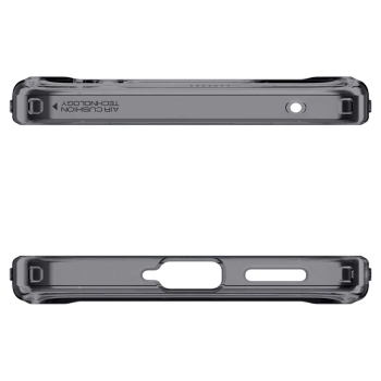 Etui Spigen Ultra Hybrid na Nothing Phone 2A - ciemnoszare (wzór Zero One)