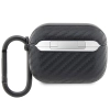 Etui BMW Carbon Double Metal Logo na AirPods Pro - czarne