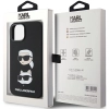 Etui Karl Lagerfeld Silicone Karl&Choupette Head na iPhone 15 - czarne