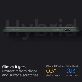 Etui Spigen Ultra Hybrid na iPhone 11 Pro - ciemnozielone