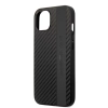 Etui AMG Carbon Stripe&Embossed na iPhone 13 - czarne