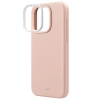 Etui UNIQ Lino Hue Magclick Charging do iPhone 15 Pro Max - różowe