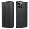 Magnet Strap Case etui do iPhone 13 Pro pokrowiec portfel + mini smycz zawieszka czarny