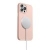 Etui UNIQ Lino Hue MagSafe na iPhone 13 - różowe