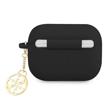 Etui Guess Silicone Charm 4G Collection na AirPods Pro - czarne