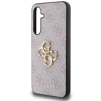 Etui Guess 4G Big Metal Logo na Samsung Galaxy S23 FE - różowe